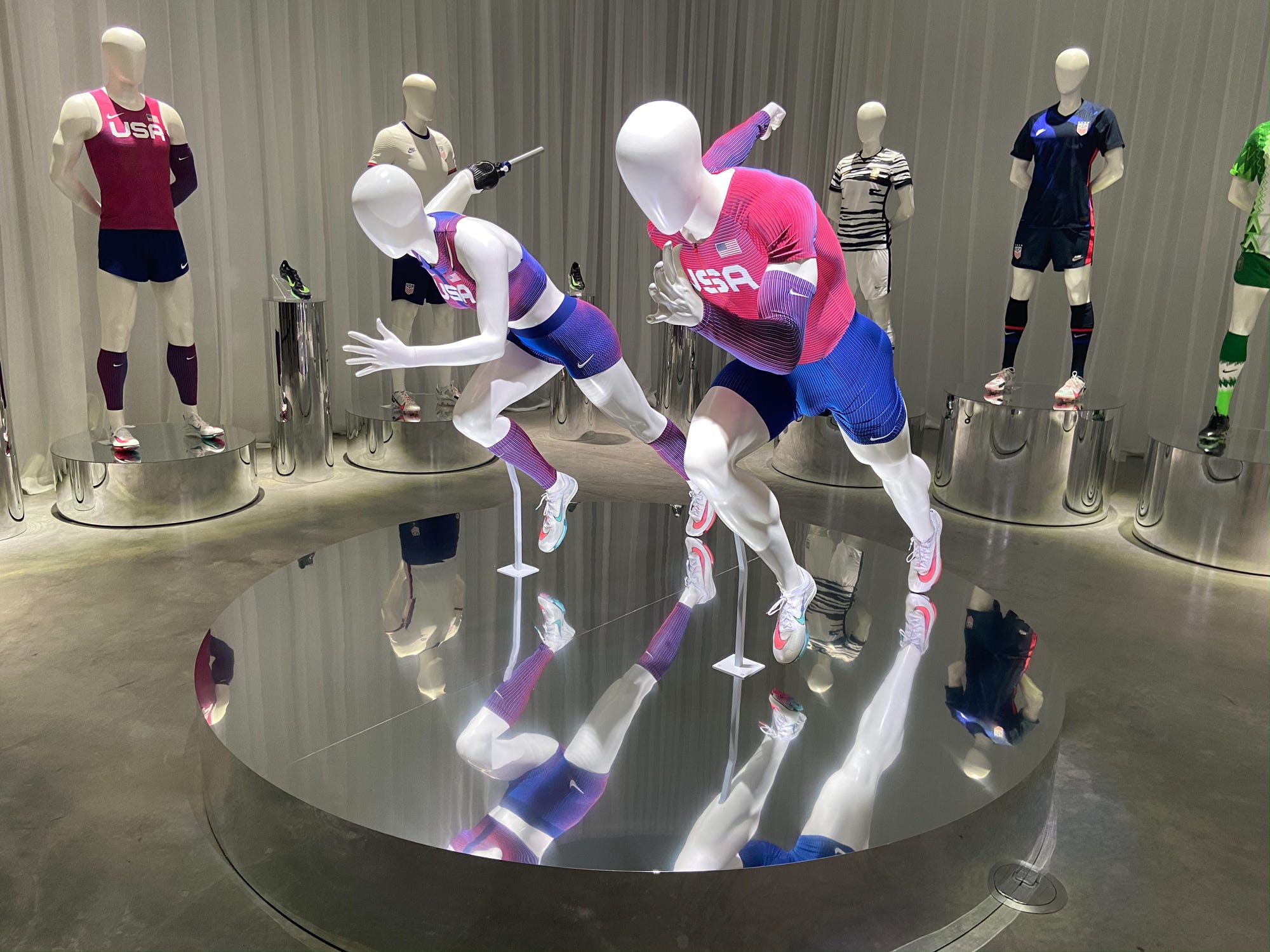 Nike Para Olympics USA Track Performance Mannequins