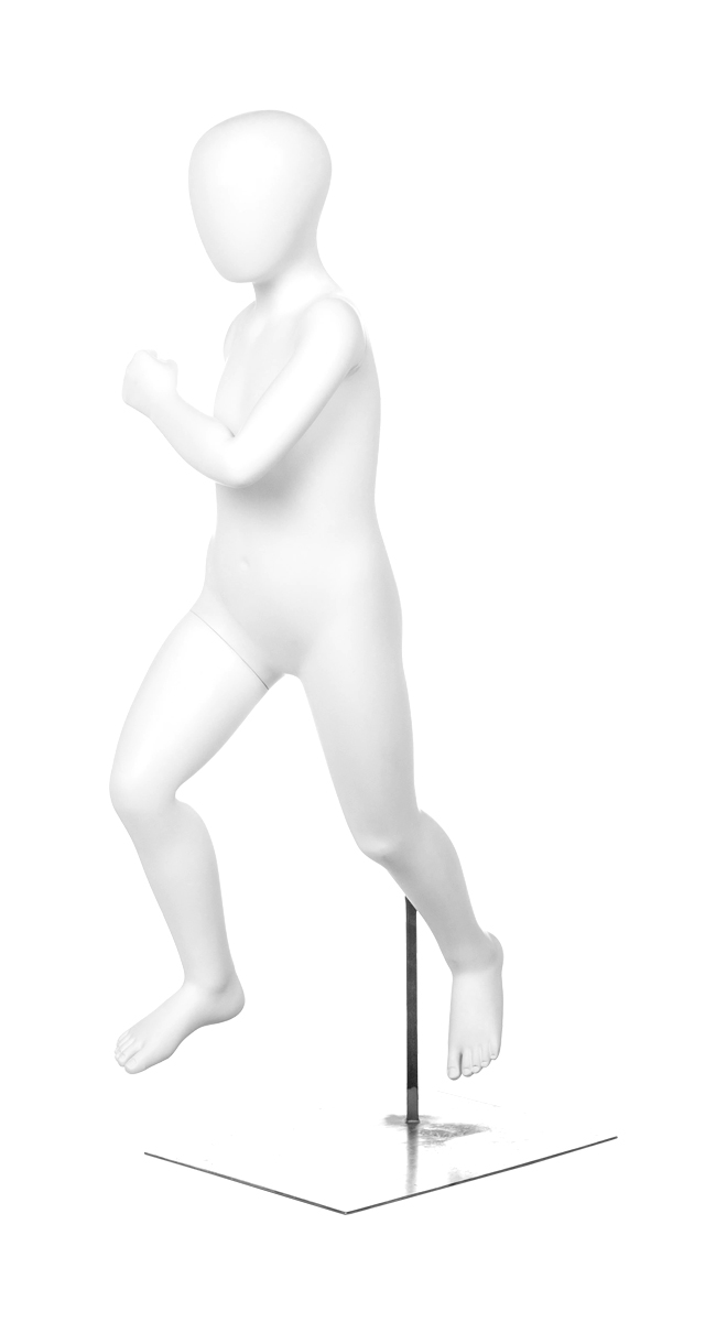 A mannequin running. Fusion Clubhouse Collection.