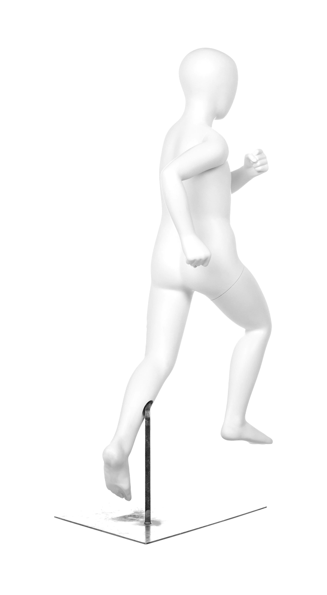 A mannequin running. Fusion Clubhouse Collection.