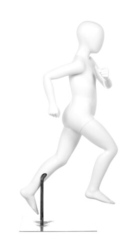 A mannequin running. Fusion Clubhouse Collection.
