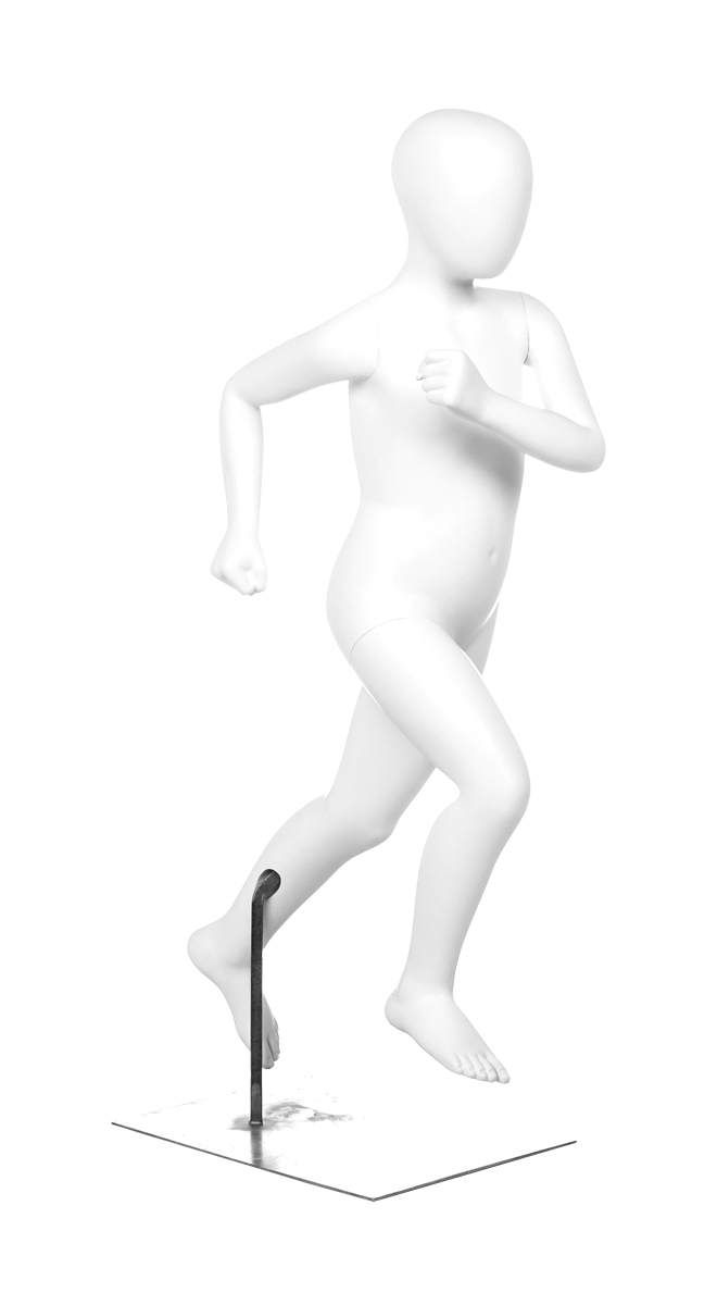 A mannequin running. Fusion Clubhouse Collection.