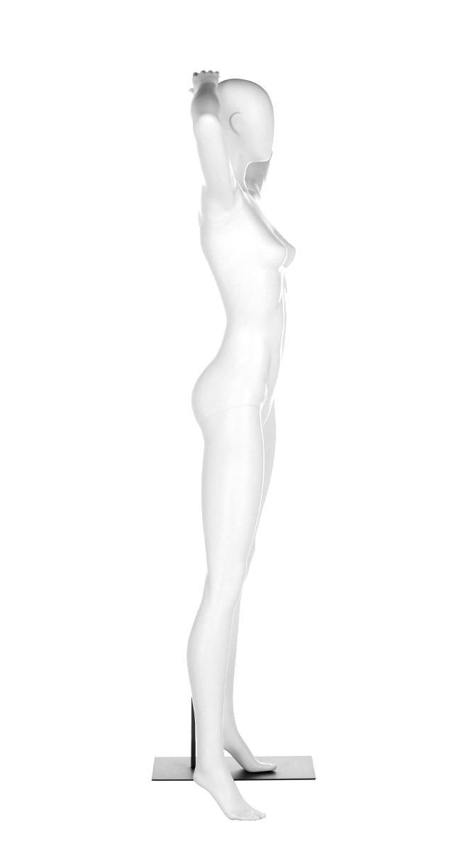 A mannequin posing. Fusion Freedom collection.