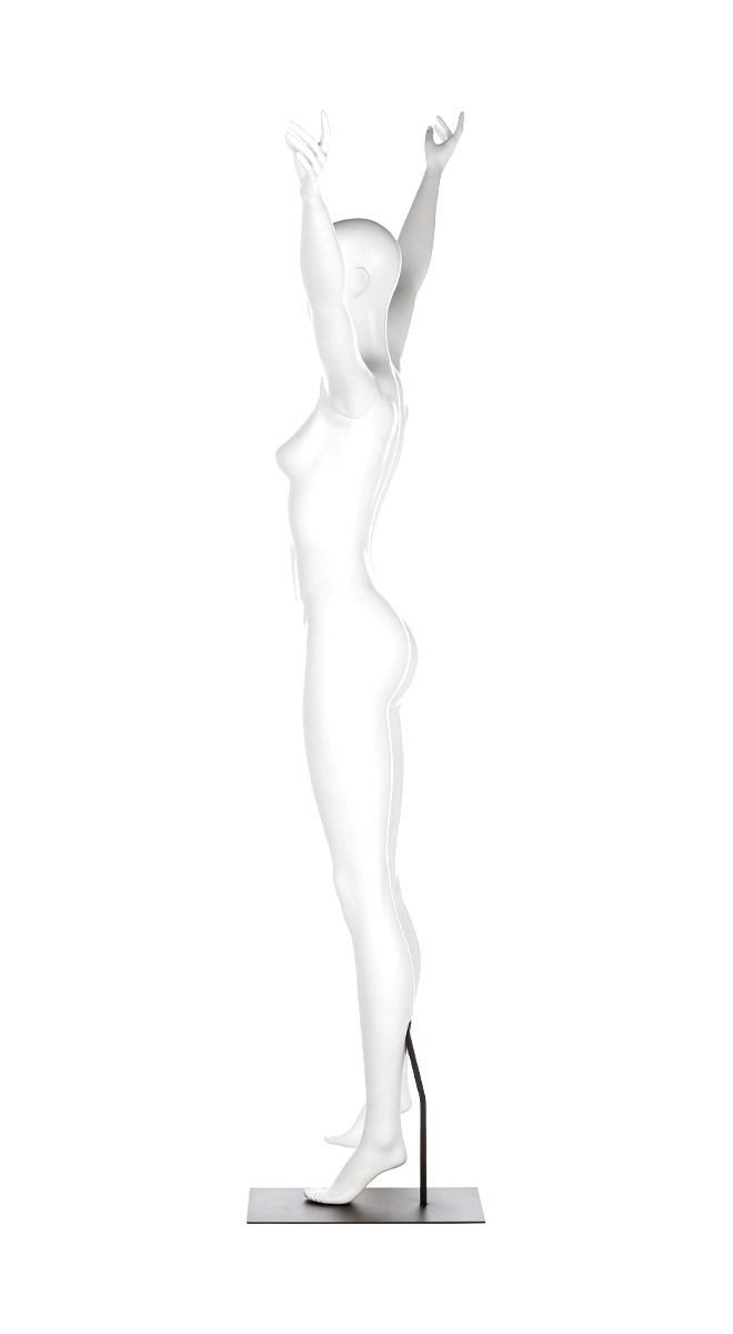 A mannequin posing. Fusion Freedom collection.