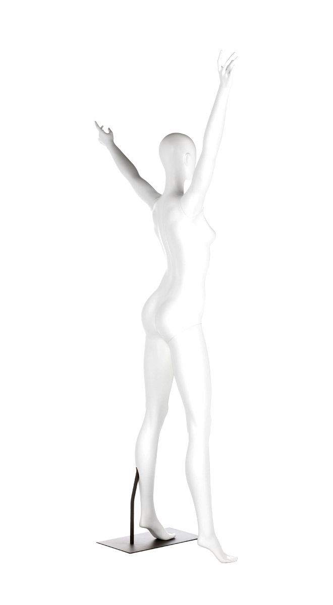 A mannequin posing. Fusion Freedom collection.