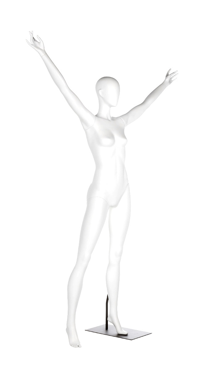 A mannequin posing. Fusion Freedom collection.