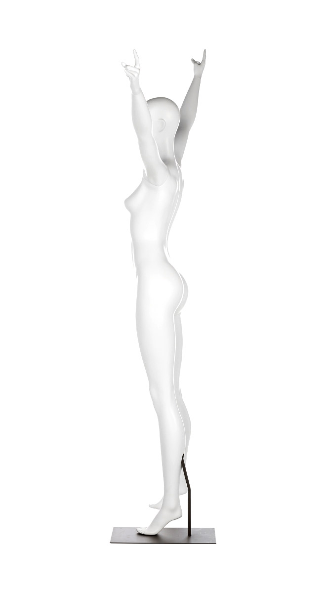 A mannequin posing. Fusion Freedom collection.