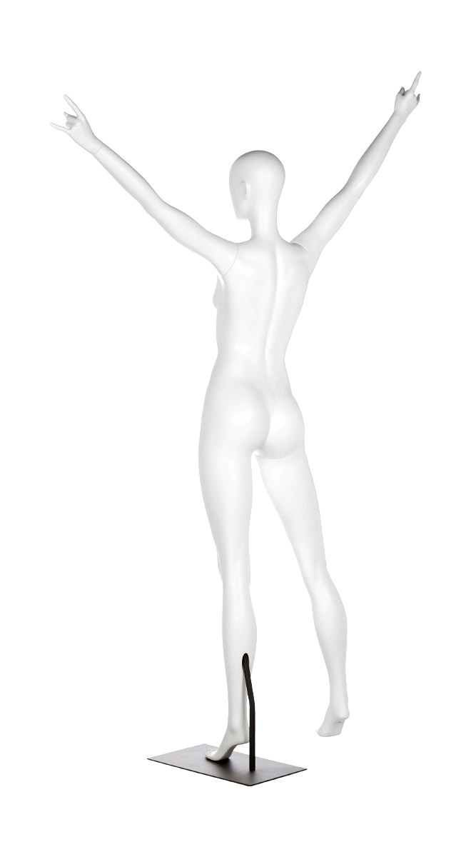 A mannequin posing. Fusion Freedom collection.