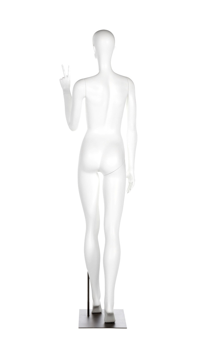 A mannequin posing. Fusion Freedom collection.