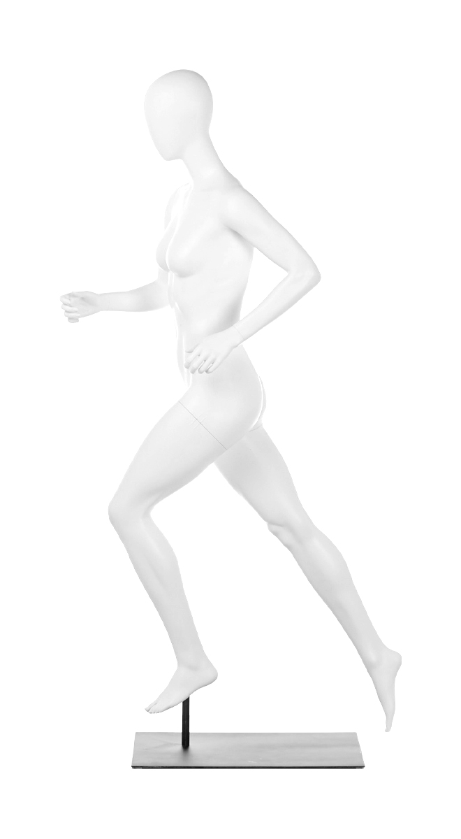 A mannequin running. Fusion Olympus collection.