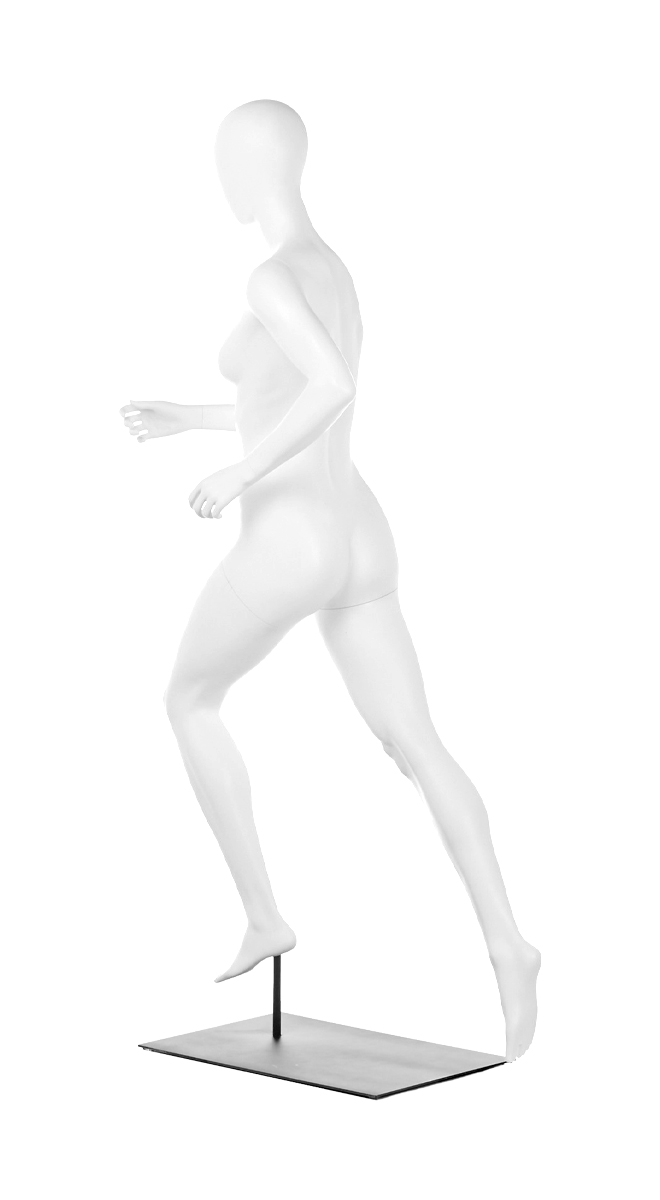 A mannequin running. Fusion Olympus collection.