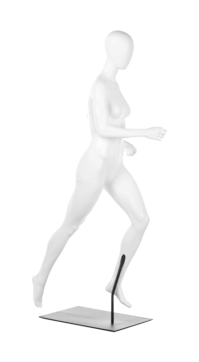 A mannequin running. Fusion Olympus collection.