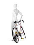 A mannequin with a bike. Fusion Olympus collection.