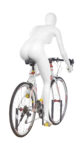 A mannequin cycling. Fusion Olympus collection.