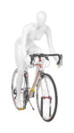 A mannequin cycling. Fusion Olympus collection.