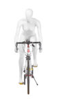 A mannequin cycling. Fusion Olympus collection.