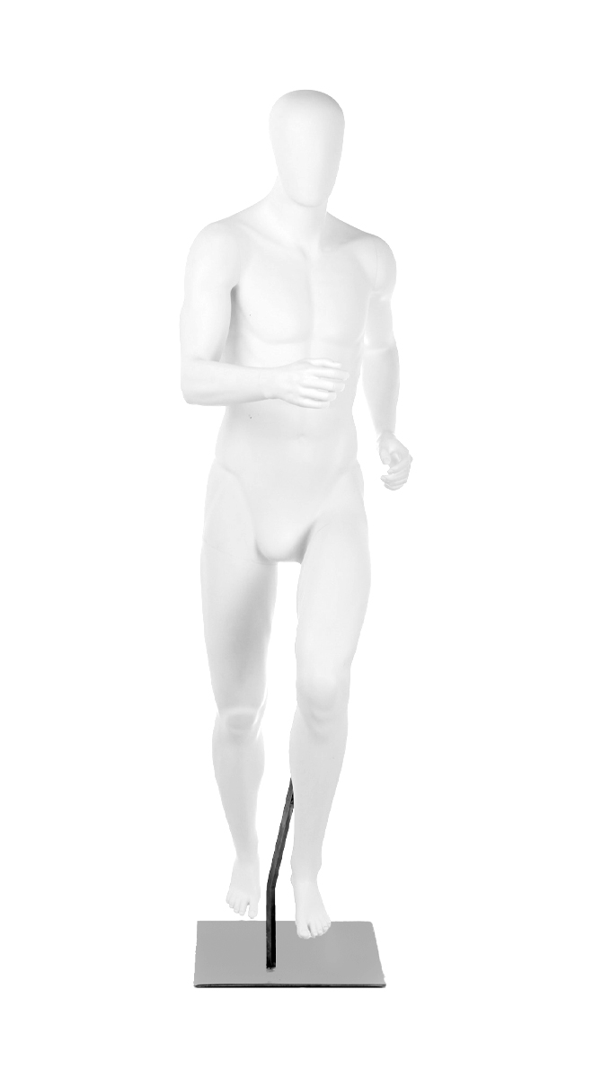 A mannequin running. Fusion Olympus collection.