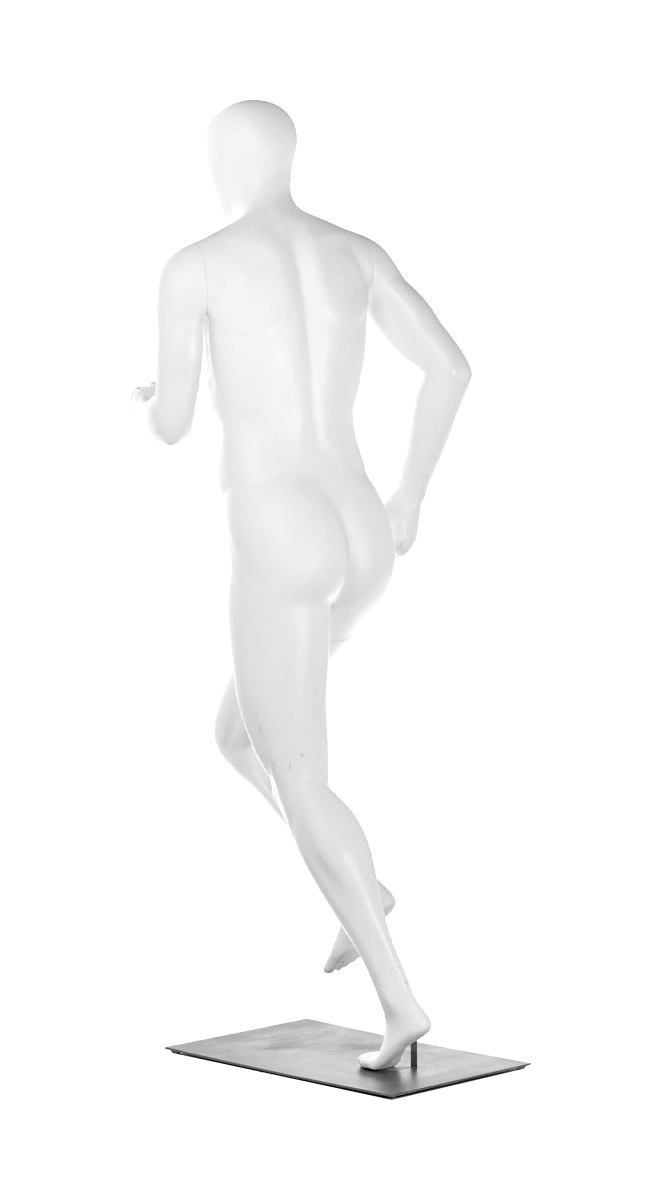 A mannequin running. Fusion Olympus collection.