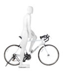 A mannequin with a bike. Fusion Olympus collection.