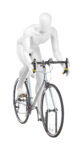 A mannequin cycling. Fusion Olympus collection.