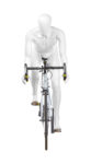 A mannequin cycling. Fusion Olympus collection.