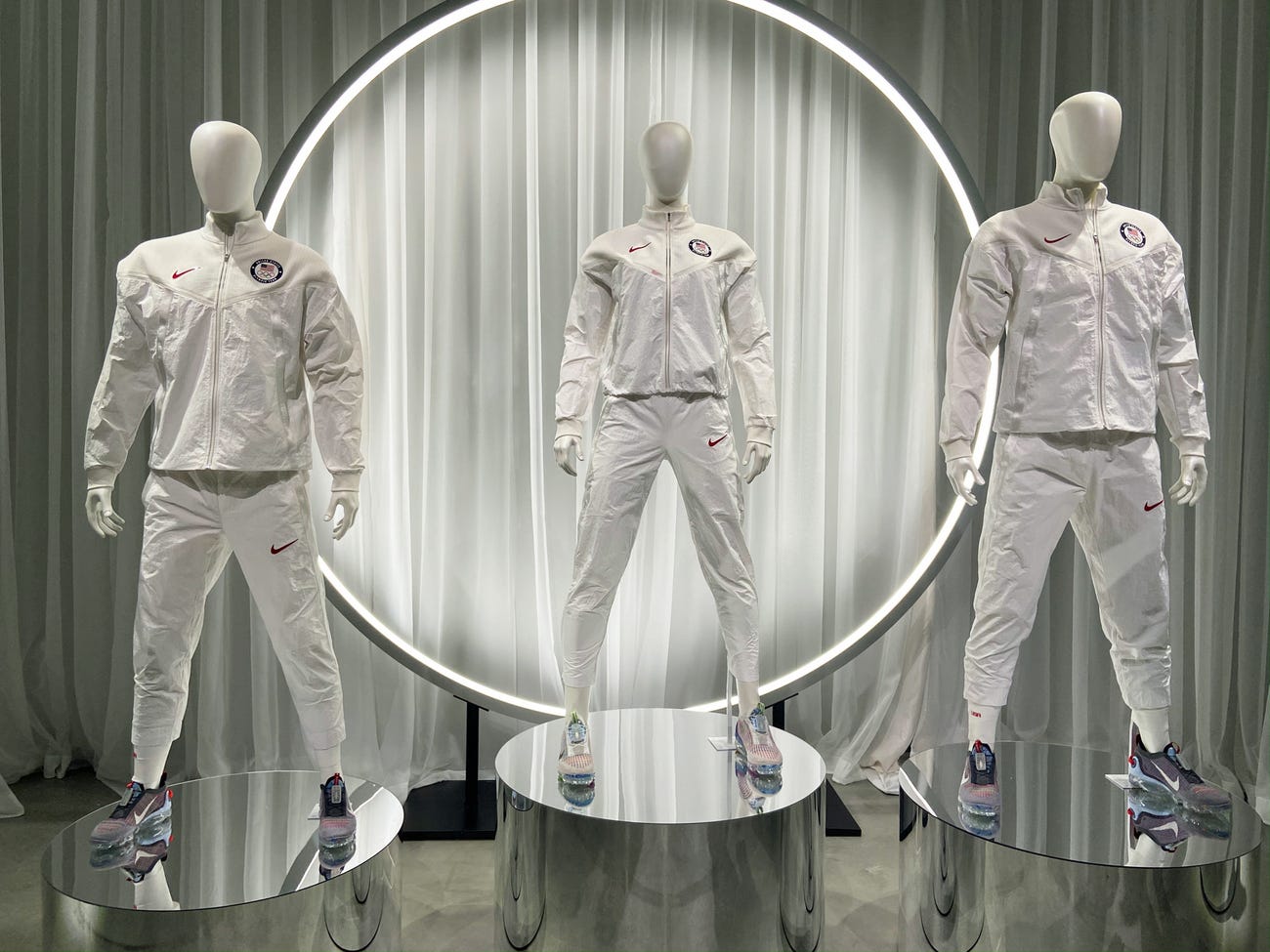 Nike Olympics Warm-up Mannequins